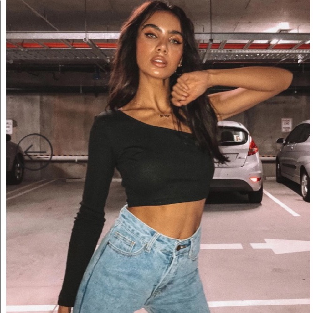 Princess Polly one shoulder crop top